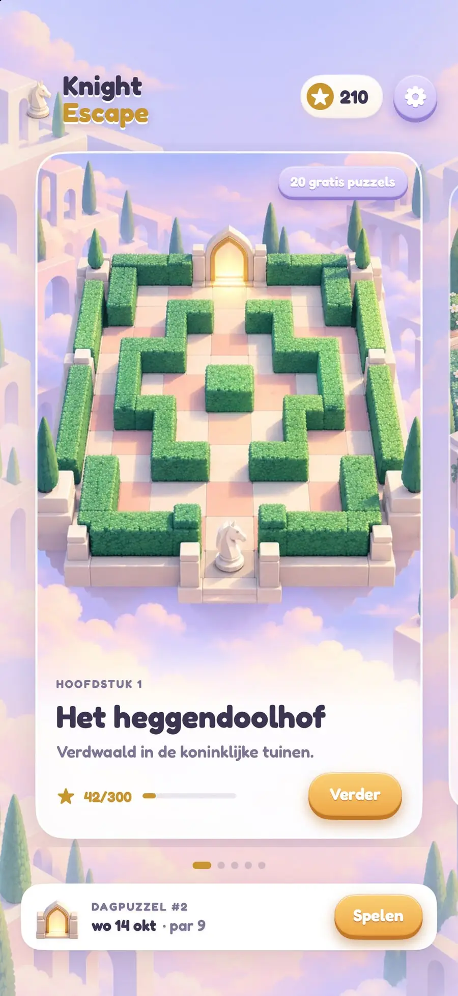 Ontsnap hoofdstuk voor hoofdstuk uit een sprookjeskasteel