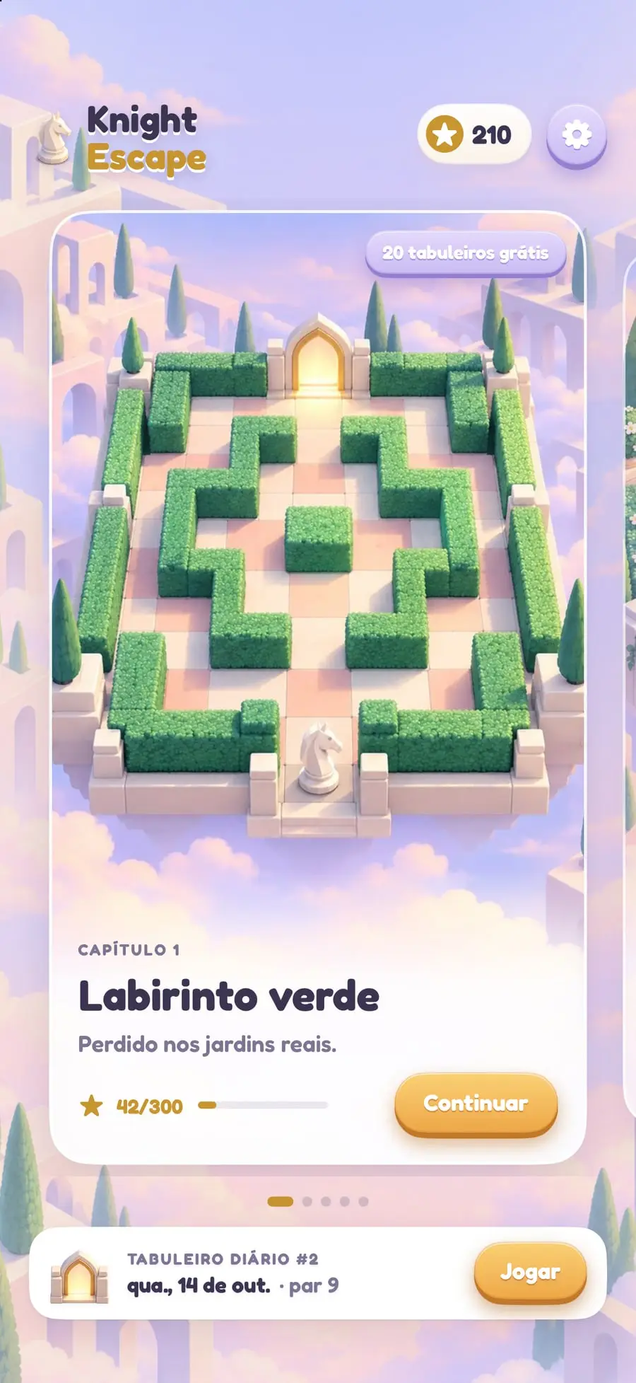 Escape de um castelo de conto de fadas, capítulo por capítulo